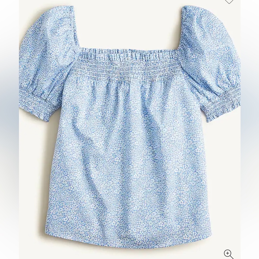J. Crew Liberty Fabric Top